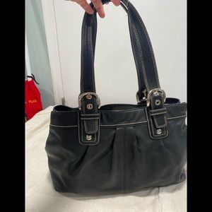COPY - Coach Large Black Leather Tote